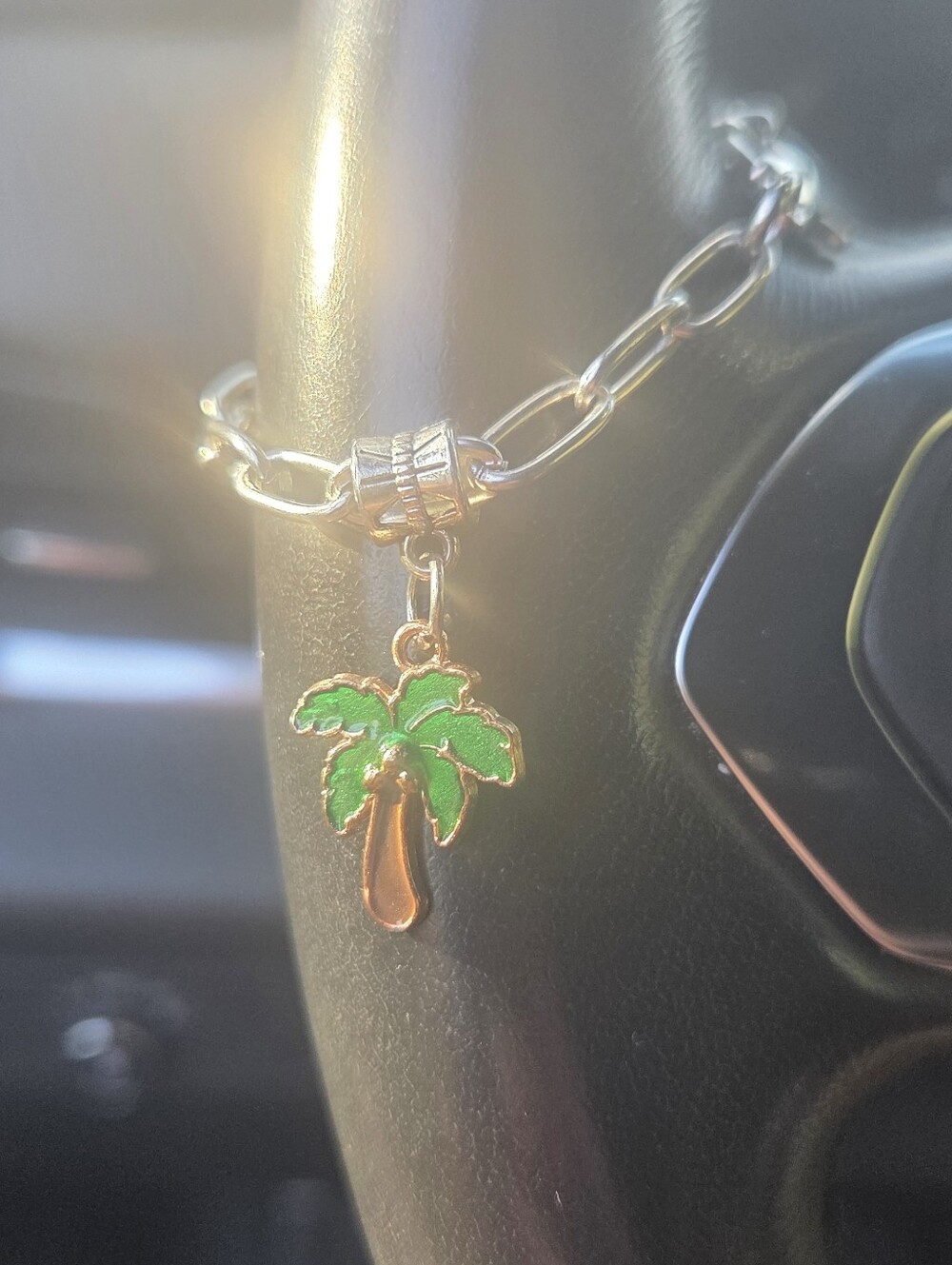 Palm Tree drink cup Or Car Steering Wheel bracelet